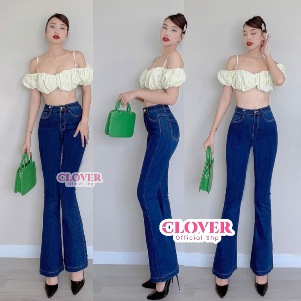 CLOVER - Celana Cutbray Jeans Highwaist 821-868 || Celana Jeans Cutbray Wanita