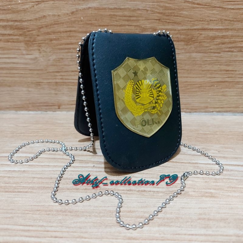 Dompet KTA POLRI Tempat Id Card Kulit Polri