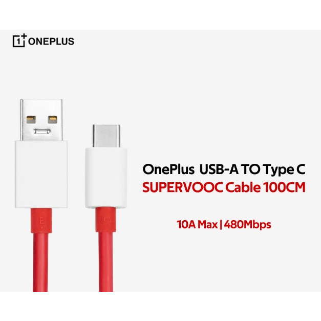 OnePlus Kabel Data Cable SUPERVOOC USB-A to Type-C 10A 100W Original