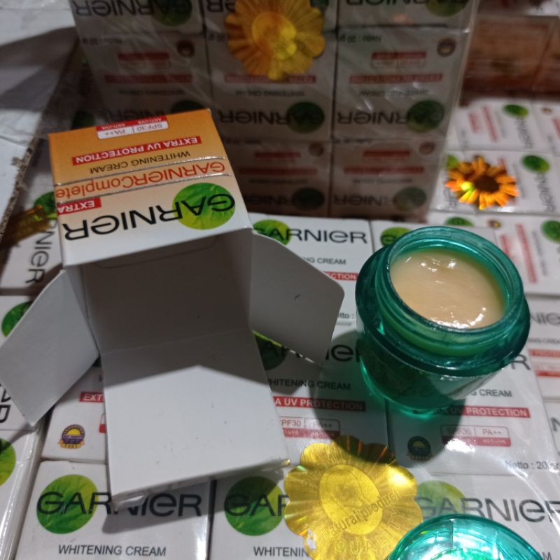 (pcs) Cream Garnier Gentong Siang Malam