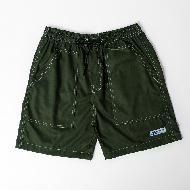 Monolith Celana Pendek Pria - Board Short - Short Pant Carpenter Warna Hitam dan Navy Premium