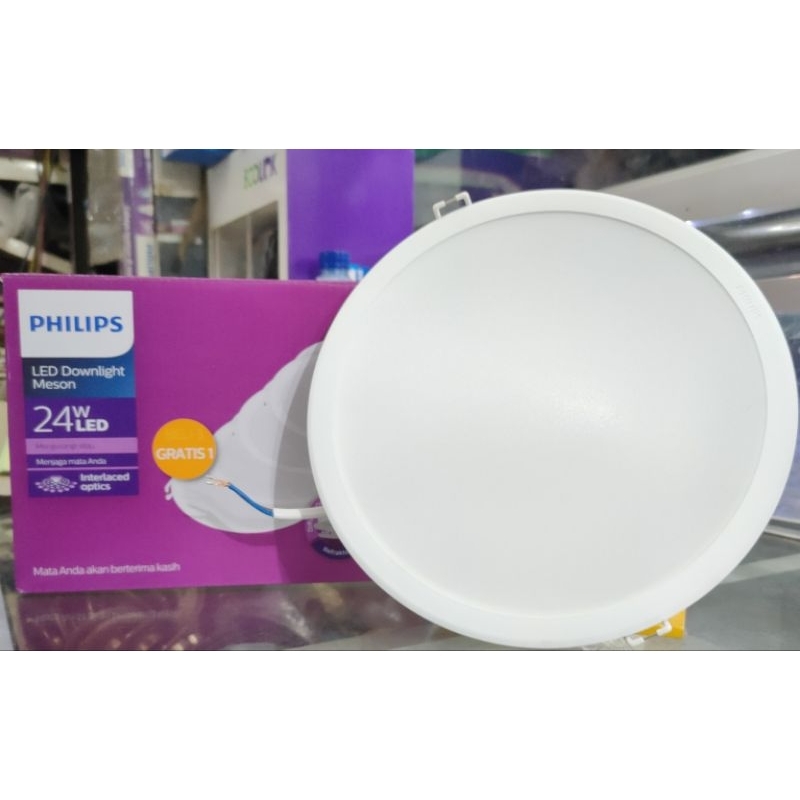 DOWNLIGHT LED PHILIPS 24 WATT MESON PAKET 3 GRATIS 1