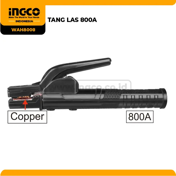 Stang Las 800A INGCO WAH8008 Welding Electrode Holder Tang Gagang
