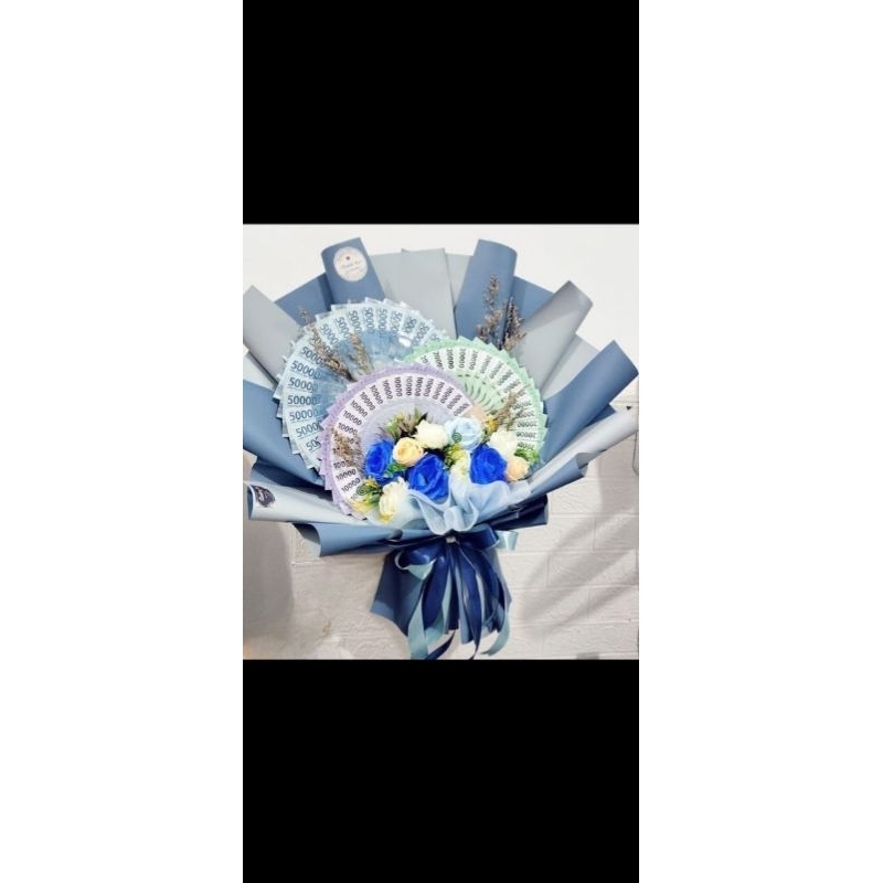 Bouqet Souvenir Uang Asli Mahar / 100% Amanah