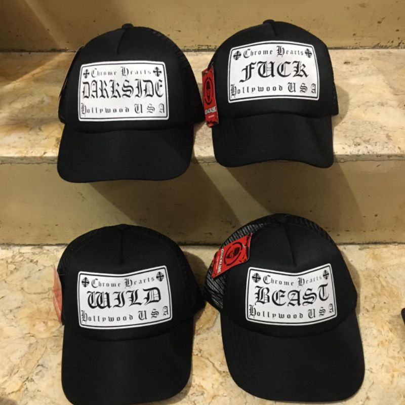 Topi trucker hat topi chrome topi kekinian jaring topi trucker topi trucker hat topi pria dewasa topi trucker CRHOME