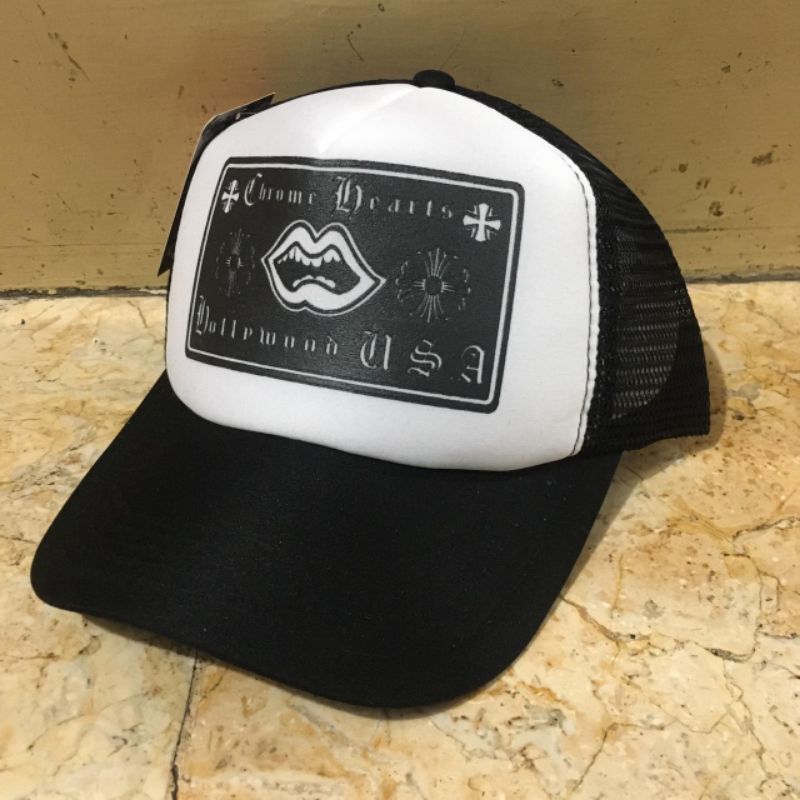 Topi trucker hat topi chrome topi kekinian jaring topi trucker topi trucker hat topi pria dewasa topi trucker CRHOME