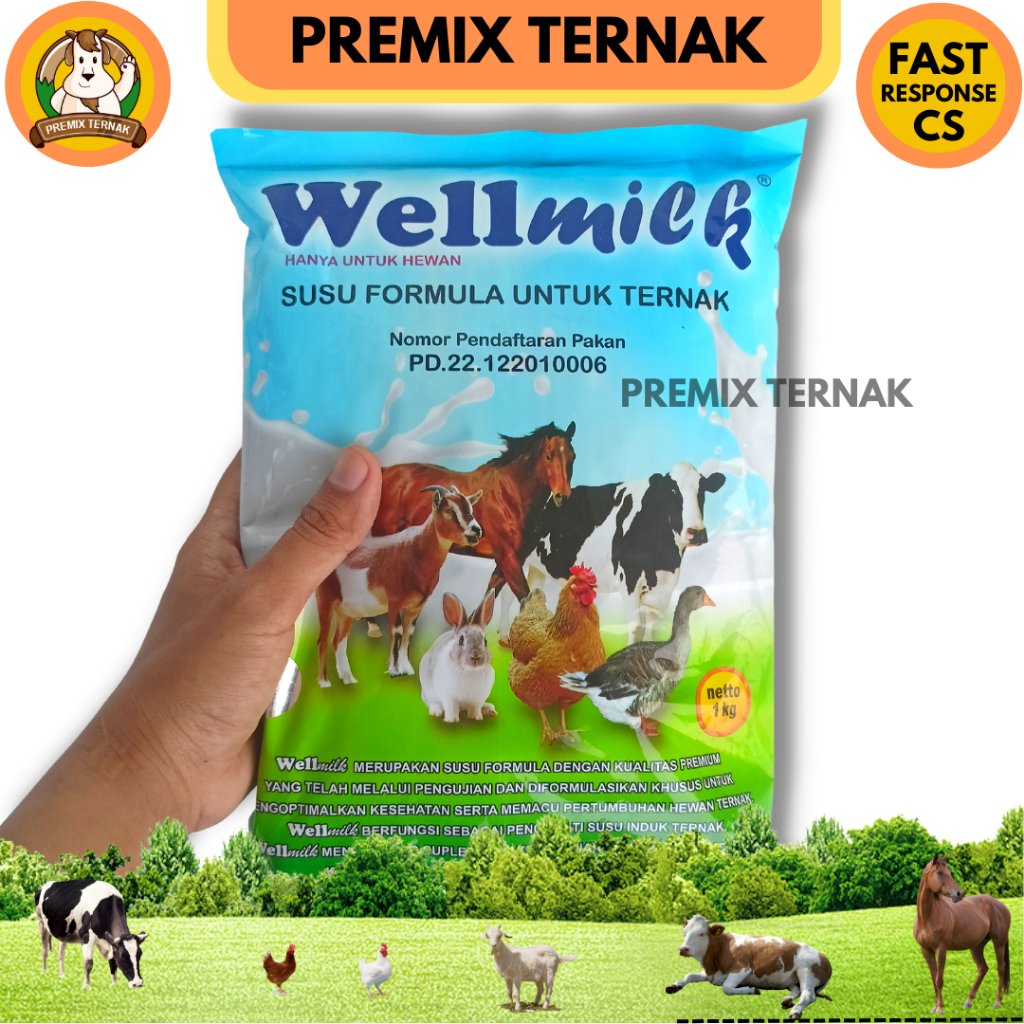 WELLMILK SUSU TERNAK KAMBING 1 KG