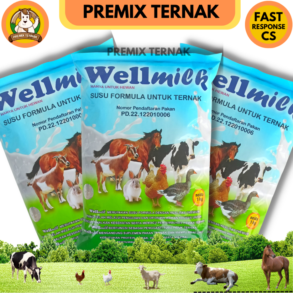 WELLMILK SUSU TERNAK KAMBING 1 KG