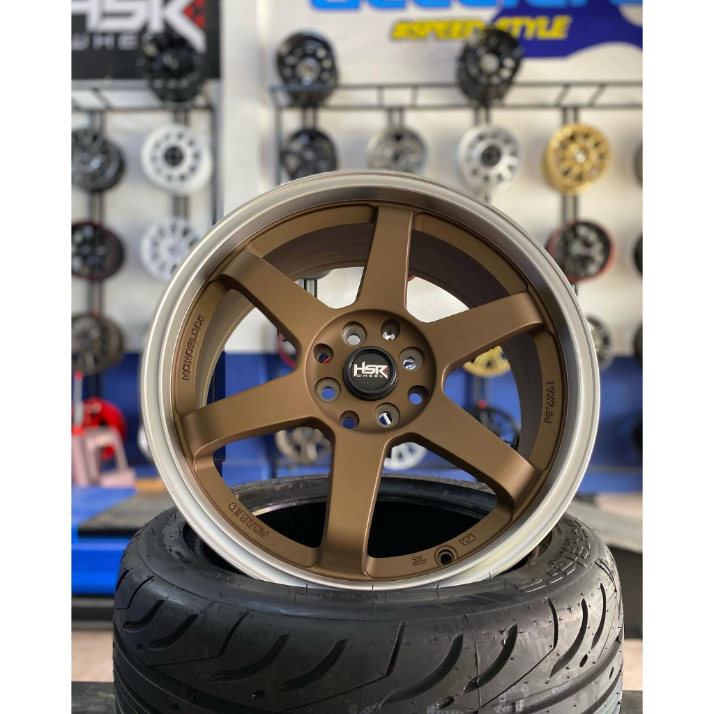 Velg TE 37 Ring 17 HSR Tokyo Ohsu Velg Yaris Jazz Lancer Timor DLL