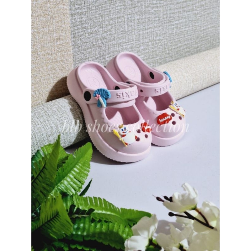 Sepatu Sandal Anak Mixue Sandal Anak Tali Belakang Motif Mixue Sandal Anak Kekinian Mixue Nyaman Sendal Anak Terbaru Mixue