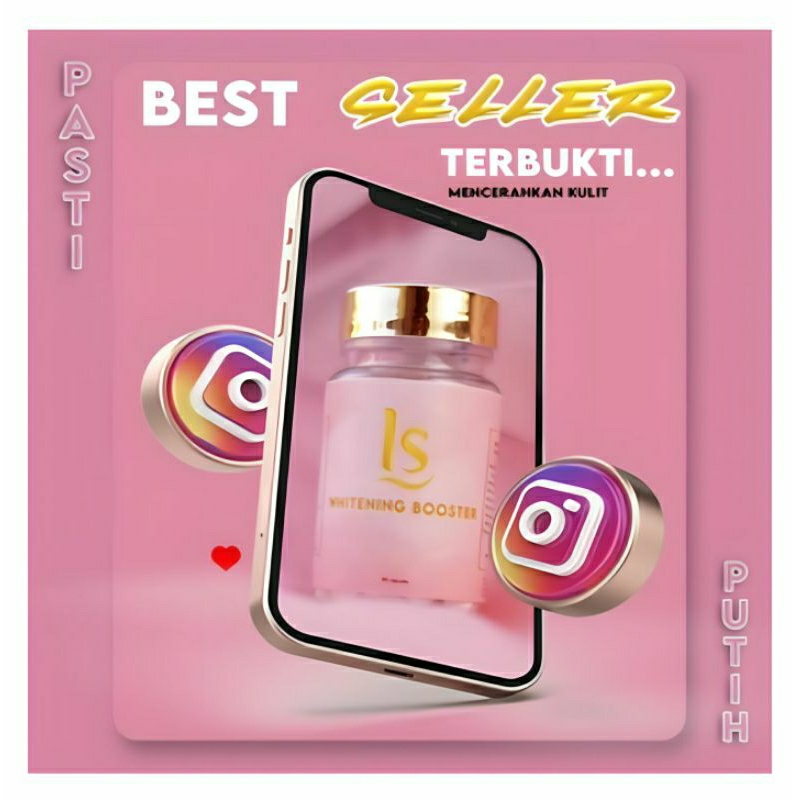 READY SIAP KIRIM LS WHITENING BOOSTER PEMUTIH BADAN