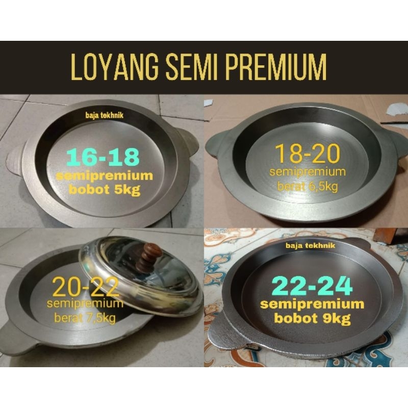 loyang martabak manis Bangka semi premium berbagai ukuran
