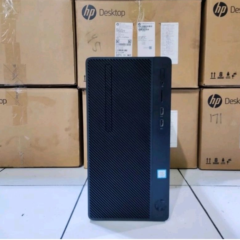 PC HP 280 G4 CORE i3-9100 RAM 8GB SSD 256GB, Lengkap Dus Original