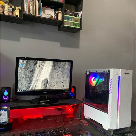 CPU core i5 lengkap Led monitor siap pake promo murah