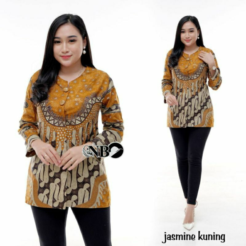 Rama Shinta Couple - Sarimbit Batik Couple Atasan Batik Blouse Mega Mendung Toraja