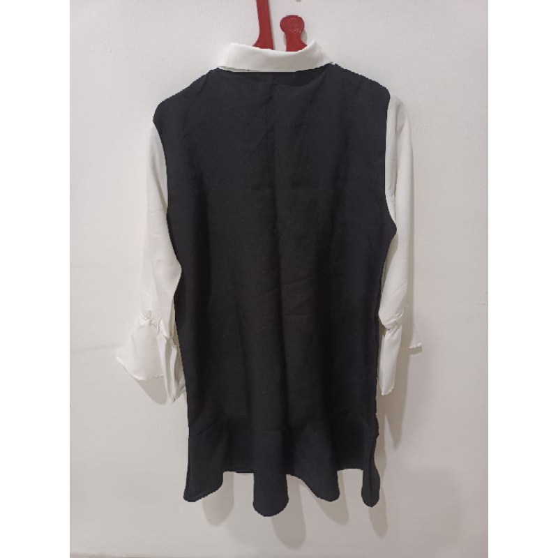 Dress hitam lengan panjang preloved