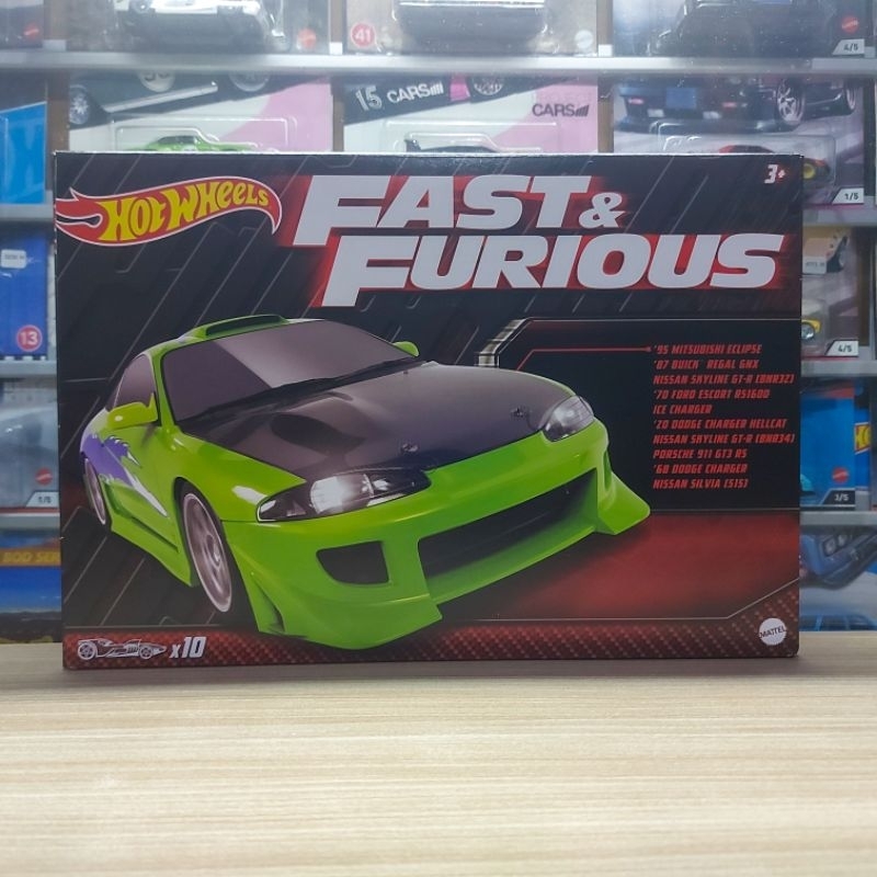 HOT WHEELS FAST &amp; FURIOUS SET ISI 10 PCS