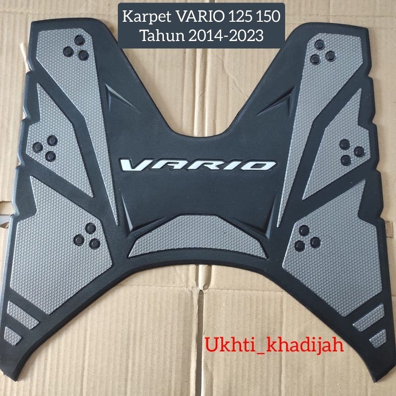 Karpet Motor Honda Vario 125 150 New 2022-2023 (2014 keatas) Original (DOUBLE TAPE SETENGAH ❗ ❗ ❗)