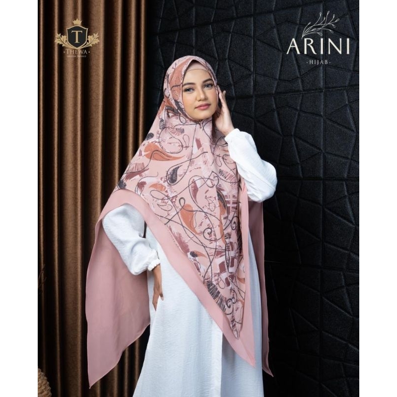 Hijab motif / khimar motif arini / jilbab instan motif / hijab printing / thewa hijab / kerudung sya
