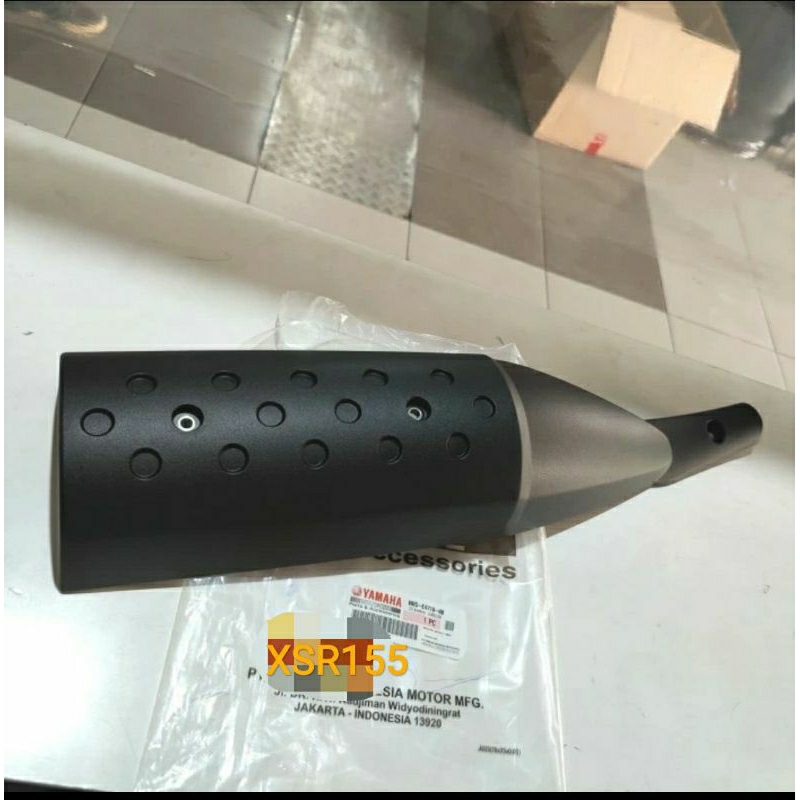 PROTECTOR, MUFFLER PELINDUNG PENUTUP KNALPOT XSR155 XSR 155 ORI YAMAHA BBS-E4718-00