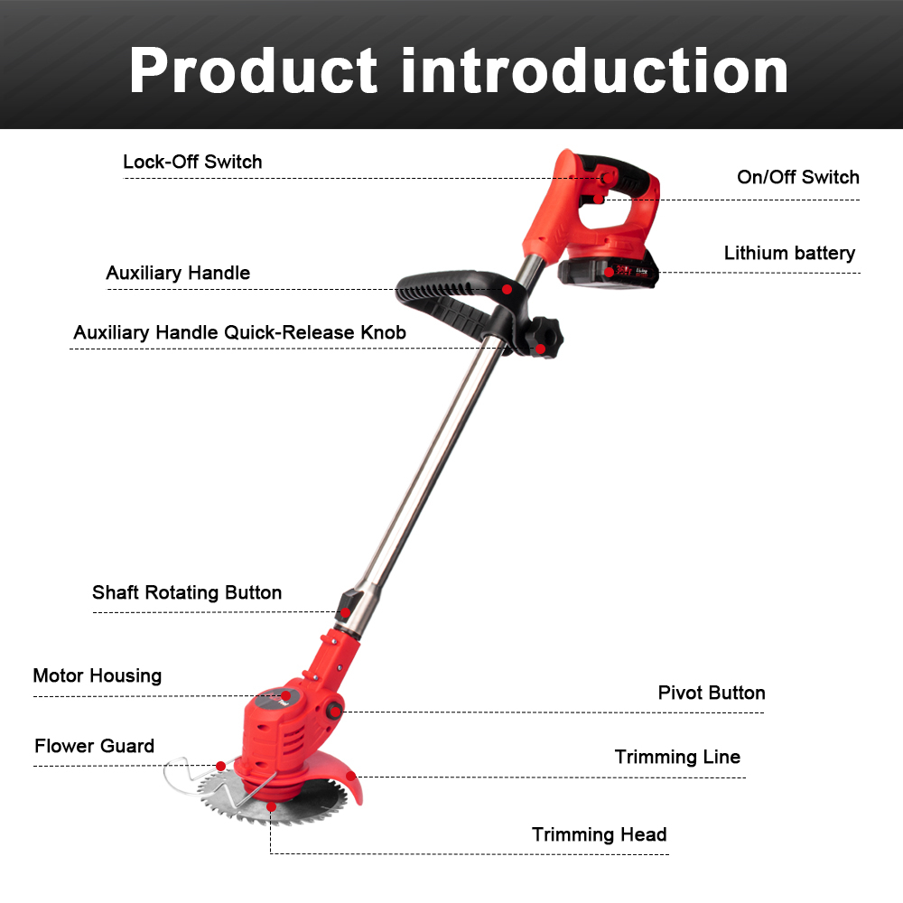 Mesin Potong Rumput Elektrik Mesin Pemotong Rumput Listrik Pemotong Rumput Elektrik Cordless Lawn