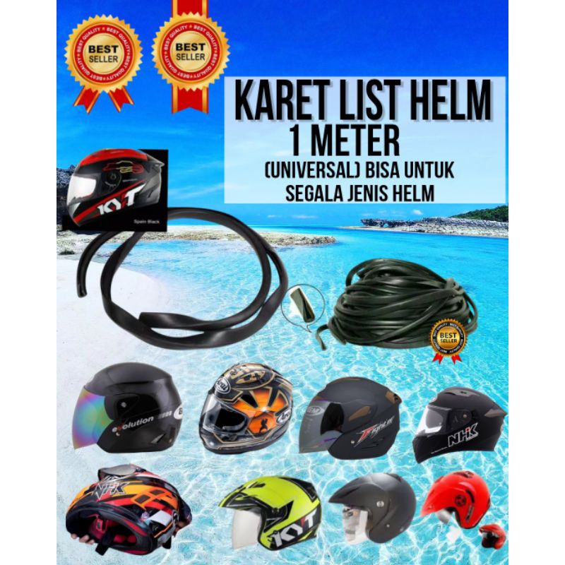 List karet helm universal Semua bisa  KYT ink MDS GM G2 gix thi vog RN cod bayar ditempat original 1