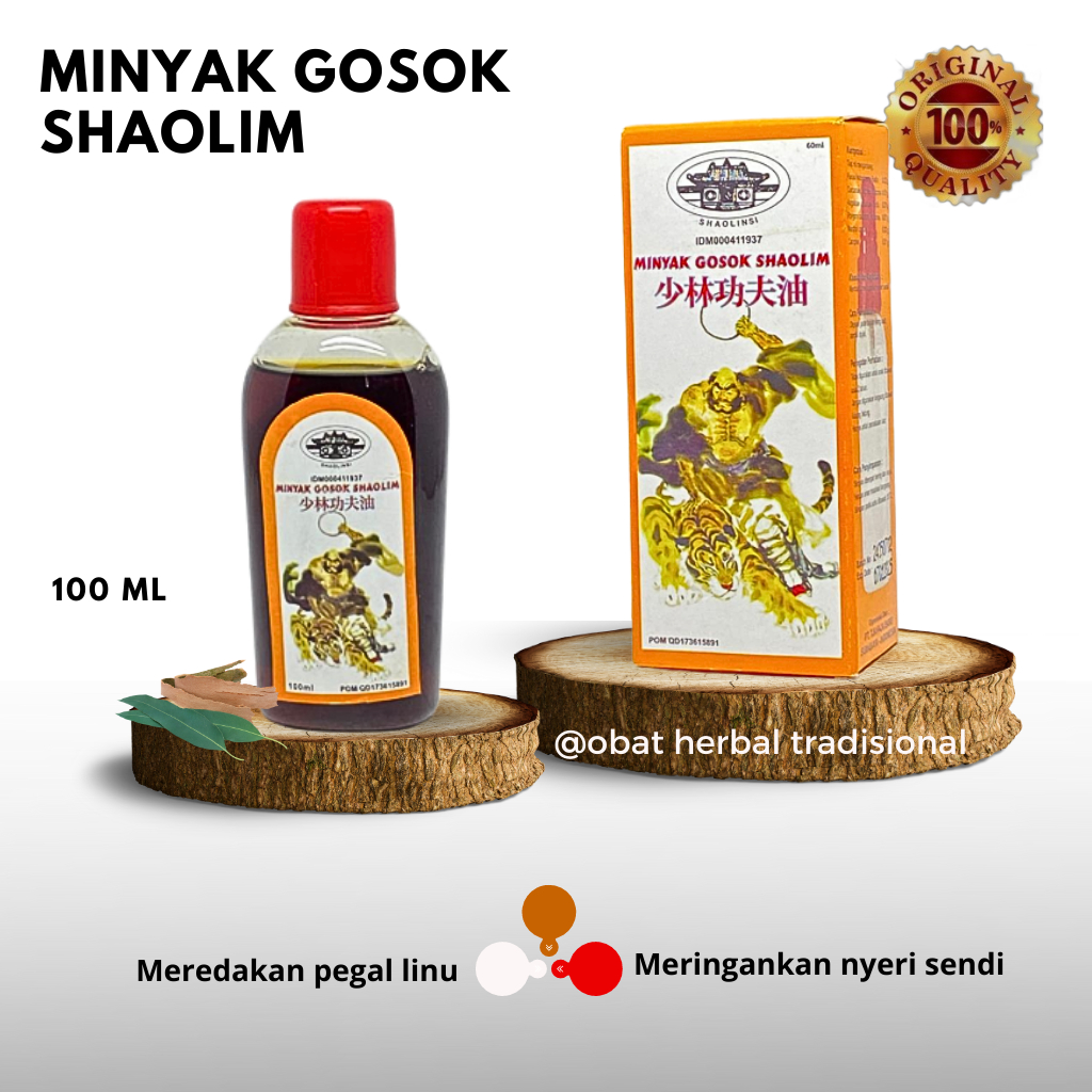 MINYAK GOSOK SHAOLIM SPRAY 100ml - minyak gosok rematik - nyeri sendi - sakit otot