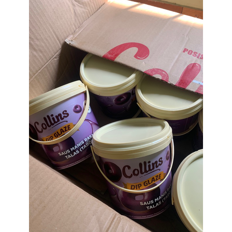 

Collins Dip Glaze Taro/ Collins Saus Manis Taro 1kg