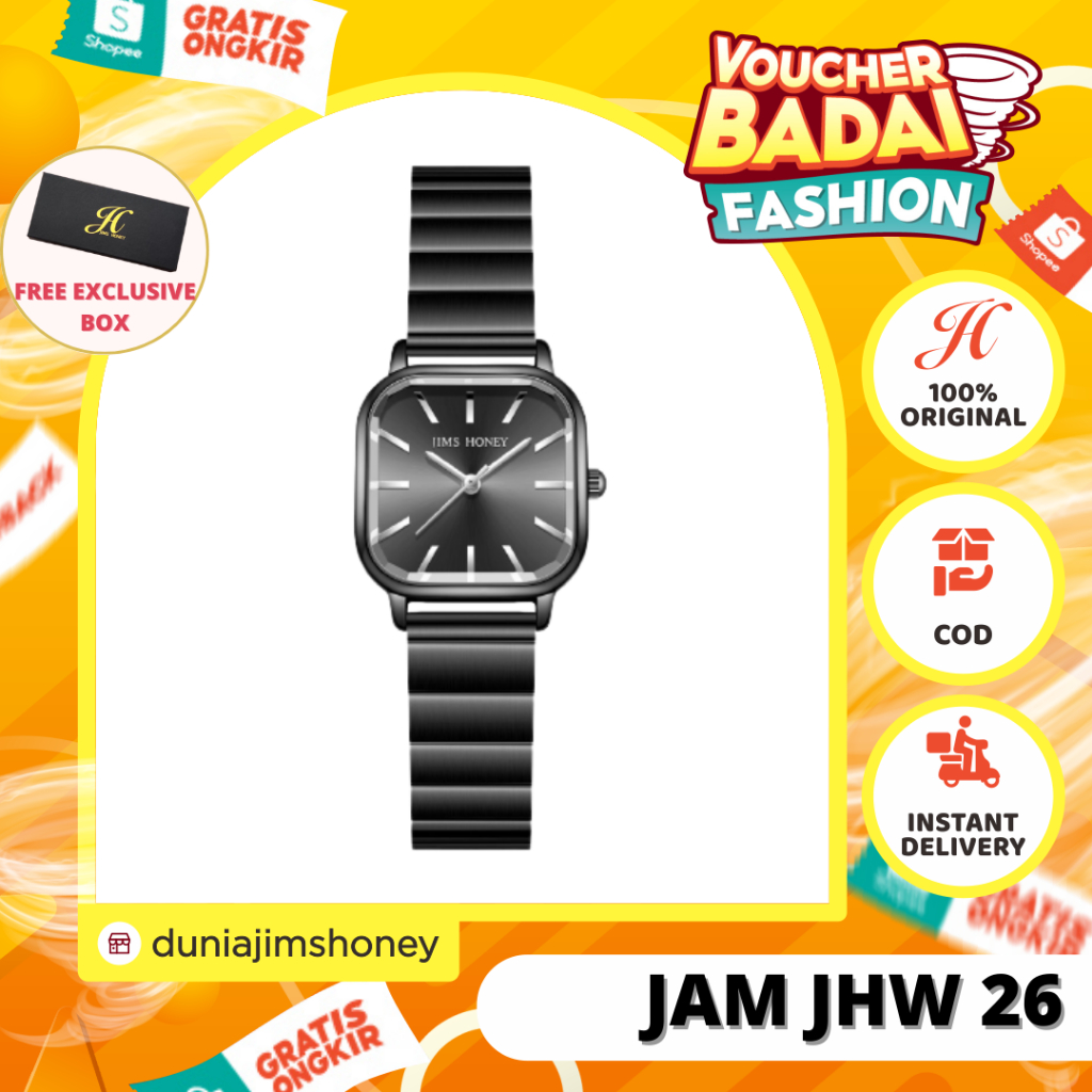 Jims Honey JHW 26 Jam Tangan Wanita Fashionable Import Berkualitas Tahan Air