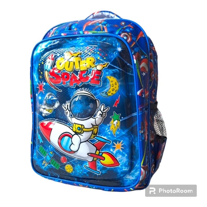 Tas Ransel sekolah karakter astronot berLED