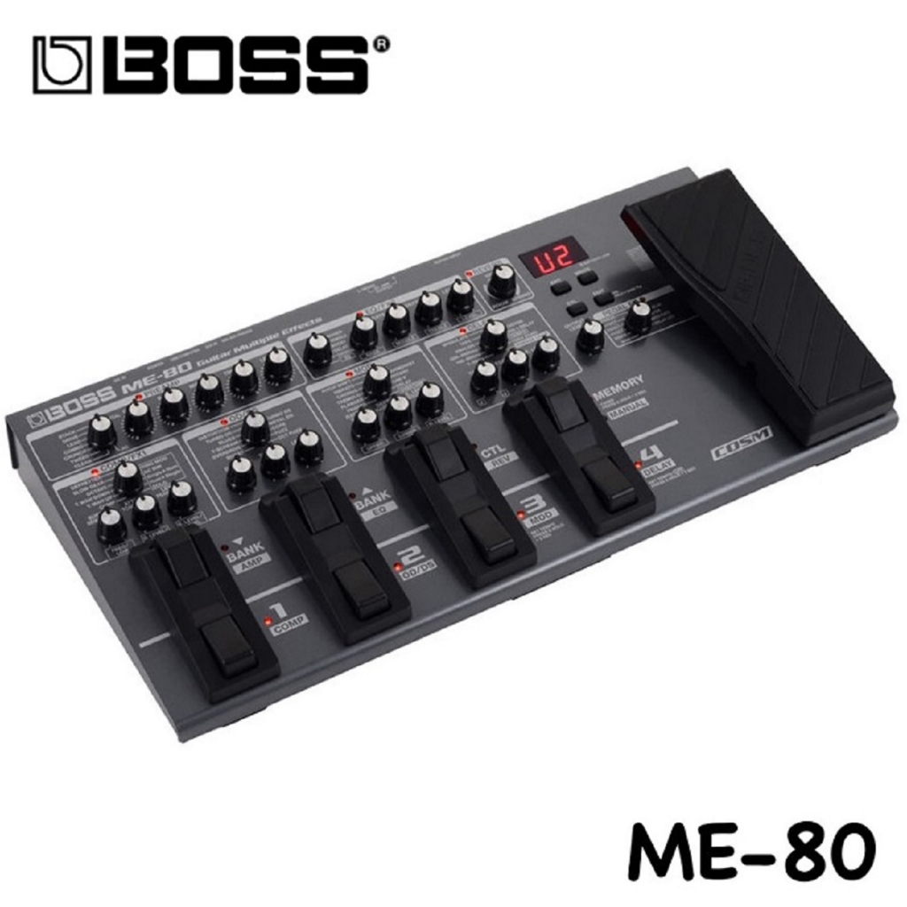 Efek Gitar BOSS ME80 ME-80 ME 80 Multi Effects Pedal Garansi Original