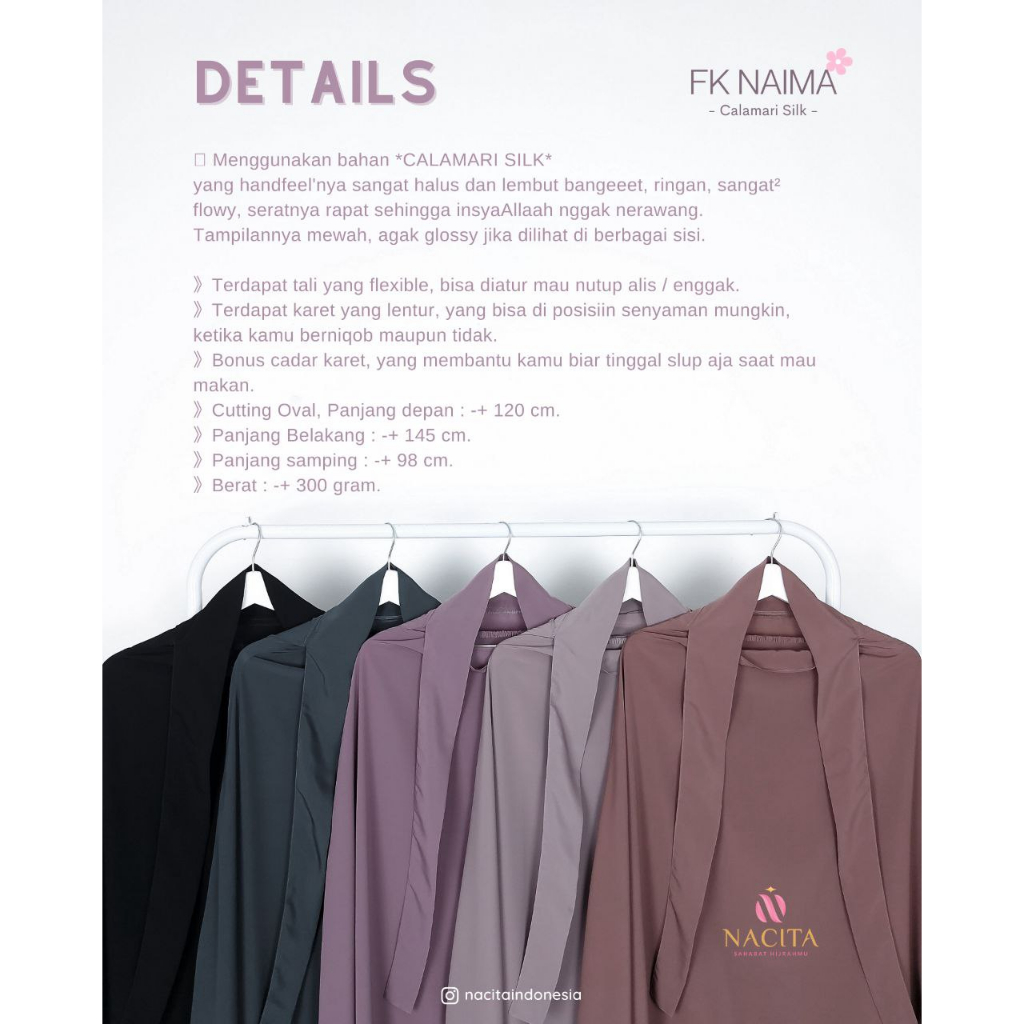 FK NAIMA by NACITA klambieakhwat | calmari silk