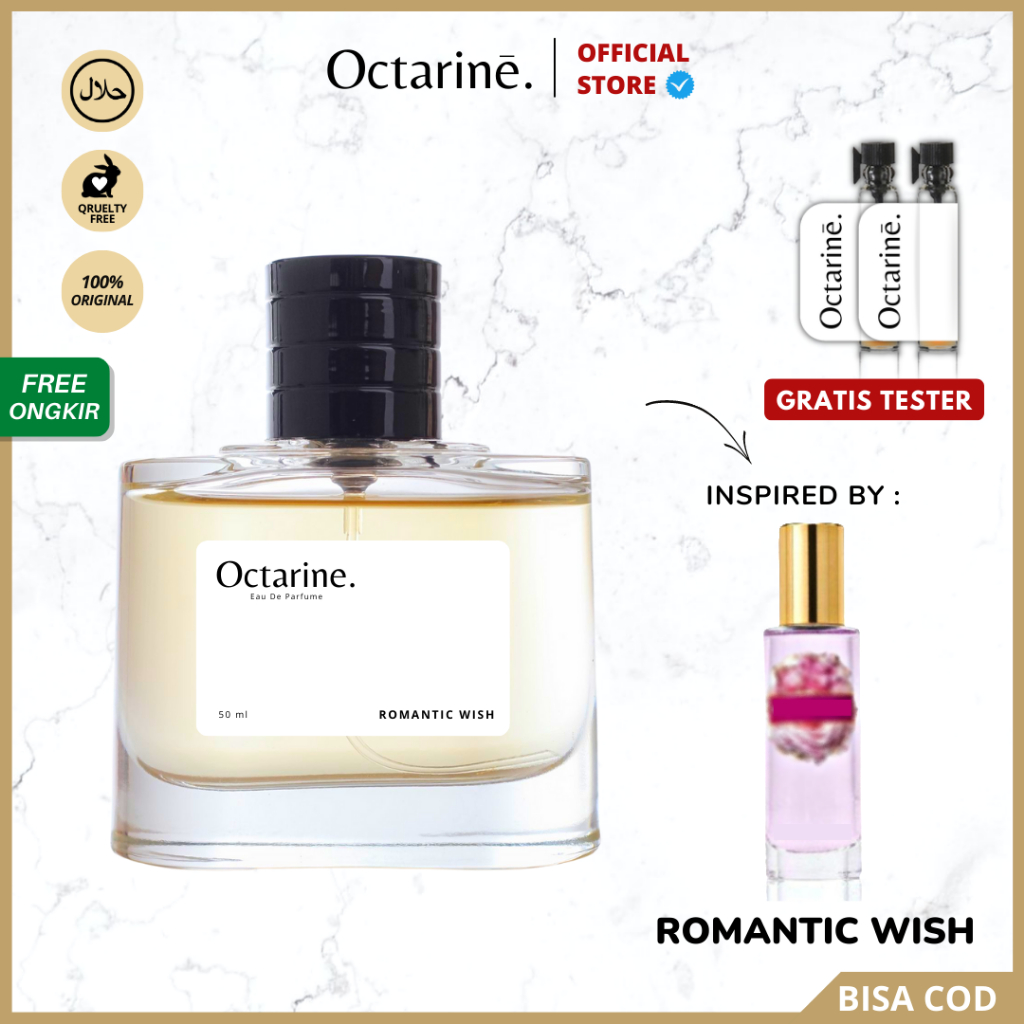 Octarine - Parfum Wanita Pria Tahan Lama Aroma Lembut Manis Inspired By Romantic Wish | Parfume Perfume Farfum Minyak Wangi Cewek Cowok Murah Original