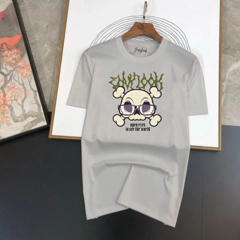 KAOS DISTRO PRIA ENVYLOOK MOTIF - TENGKORAK