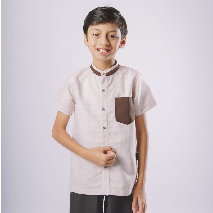 ELZATTA KOKO SARIMBIT ANAK KATUN TEKSTUR BAJU COWOK LAKI LAKI Z833