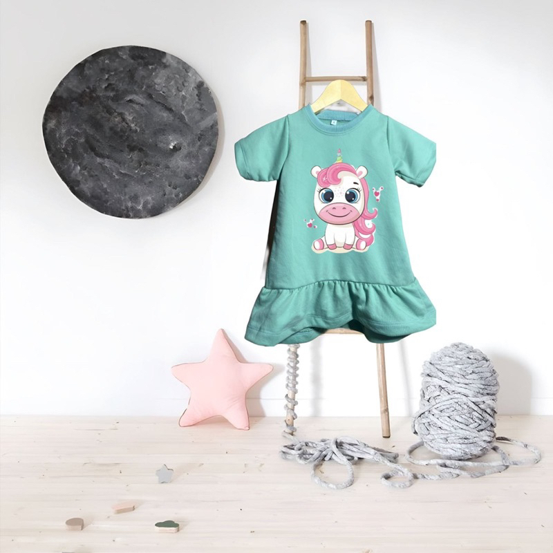 Baju Anak perempuan DRESS ANAK PINGKY PONY baju fashion anak perempuan