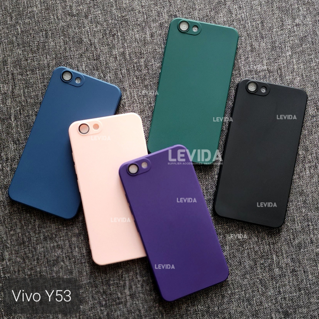Vivo Y53 Vivo Y71 Vivo Y75 5g Softcase Macaron Lens Protect Kamera Square Case Vivo Y53 Vivo Y71 Viv