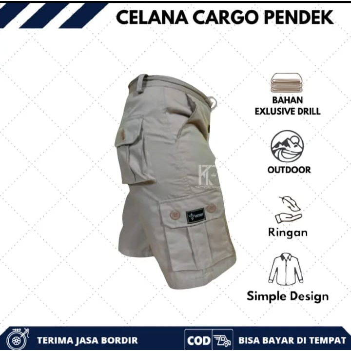 Celana Cargo Pendek / Celana Pendek Pria / Celana Outdoor