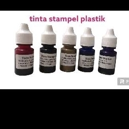 

tinta stampel plastik permanent
