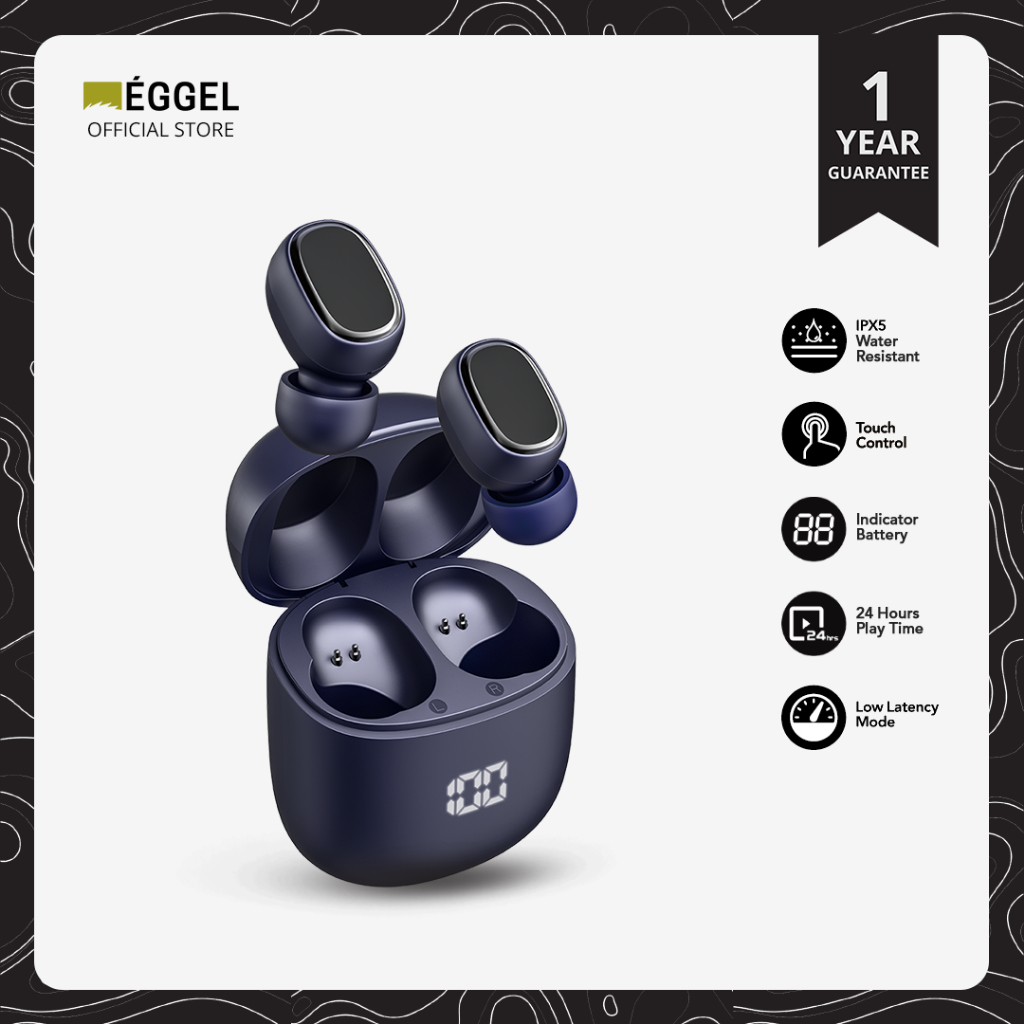 Eggel CapsuleBuds TWS Bluetooth Earphone with Low Latency / Gaming Mode