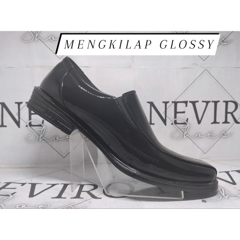 (812) SEPATU PANTOFEL PRIA SEPATU PANTOPEL BAHAN DOFF DAN MENGKILAP