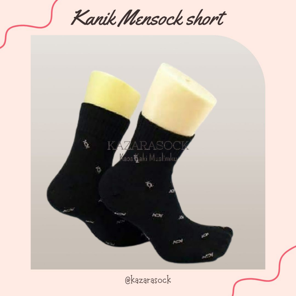 Kazarasock - Kaos Kaki Pria / Mensock Pendek - Kanik Mensock Motif Random