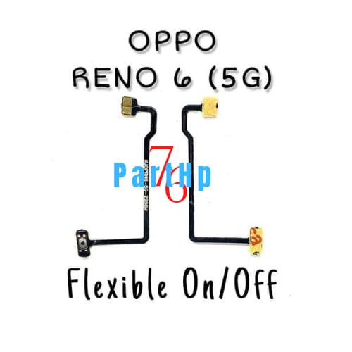 Flexibel Connector Power On Off Oppo Reno 6 5G CPH2251/PEQM00 - Fleksibel Fleksible Flexible Konektor