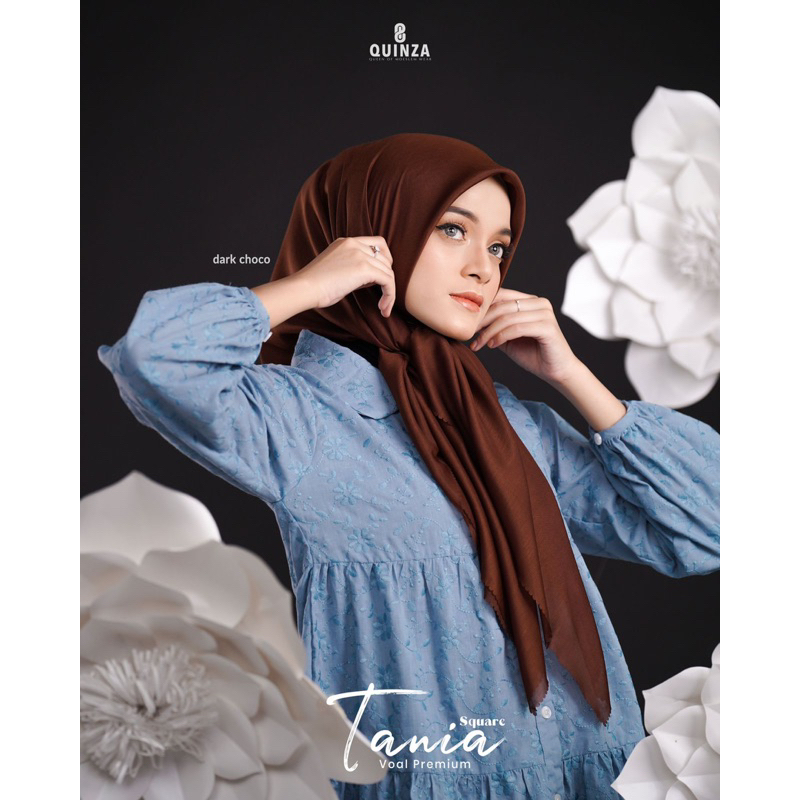 VOAL TANIA SCARF SQUARE TERMURAH BY QUINZA