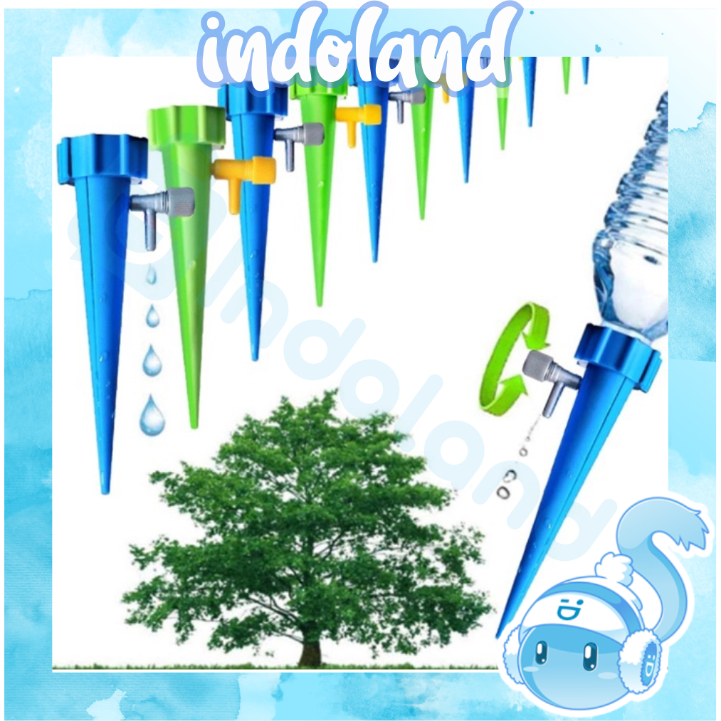 ☀ INDOLAND ☀  ALAT TETES TANAMAN OTOMATIS / ALAT SIRAM TANAMAN / KRAN TAMAN / IRIGASI KEBUN TETES TANAMAN OTOMATIS ALAT SIRAM TANAMAN KRAN TETES TAMAN INFUS TANAMAN BOTOL IRIGASI TETES KERAN PUTAR OTOMASTIS - WATER CONE IRIGATION DRIP SIRAM TANAMAN OTOMAT