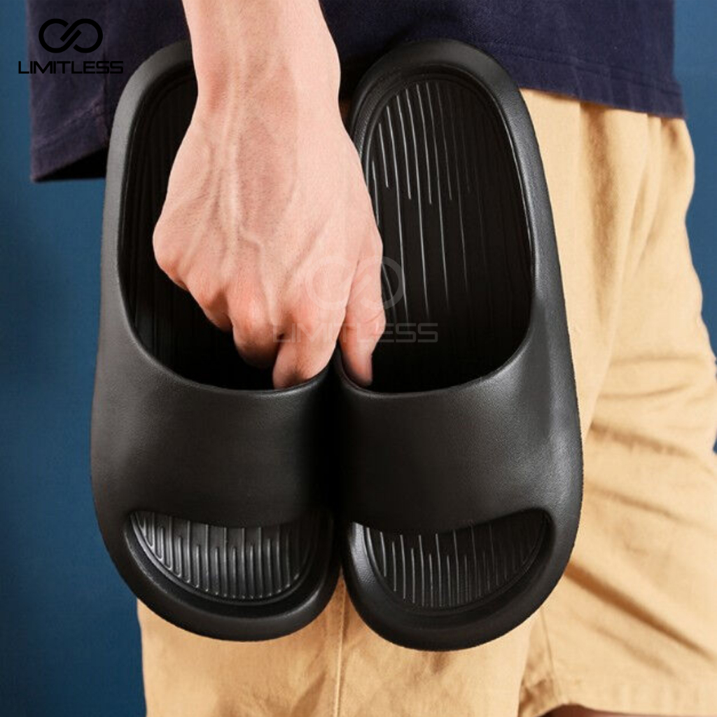 Zerolimit - Sandal Slipper Casual Pria Kekinian Sendal Slide Laki Laki Eva Anti Licin Sandal Cowok Nyaman Terbaru