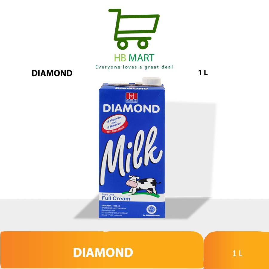 

DIAMOND MILK UHT FULL CREAM 1 LITER - SUSU
