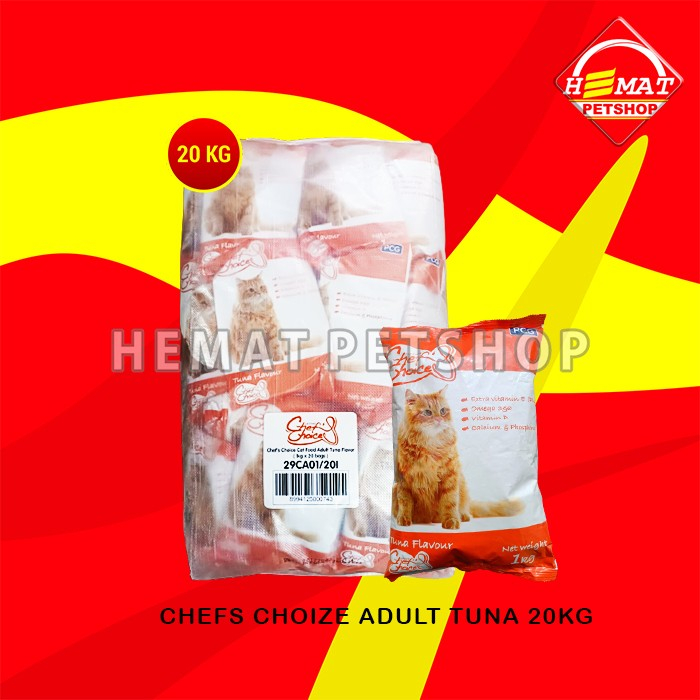Makanan Kucing Chef Choice Adult Cat Food 20 KG