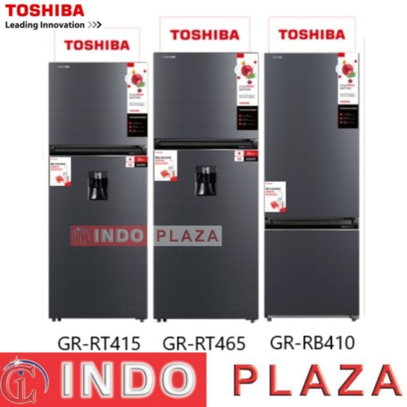 KULKAS TOSHIBA 2 PINTU INVERTER + WATER DISPENSER / BOTTOM FREEZER