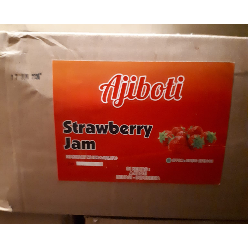 

Selai Strawberry Jam / Serat Ajiboti 10 kg